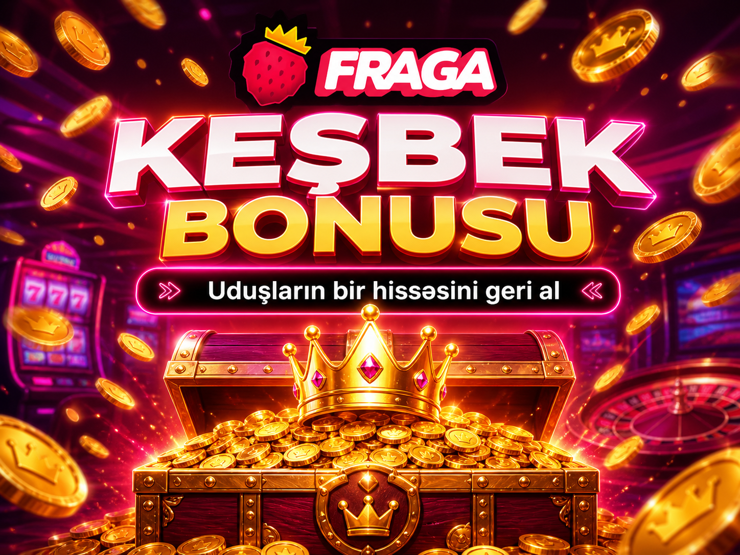 FragaBet cashback bonus və promo code